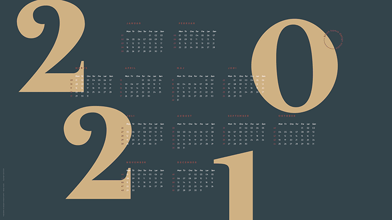 2021 kalenderen - få den her!